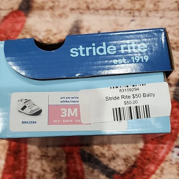 NWT stride rite baby boy sneakers - Picture 6 of 7